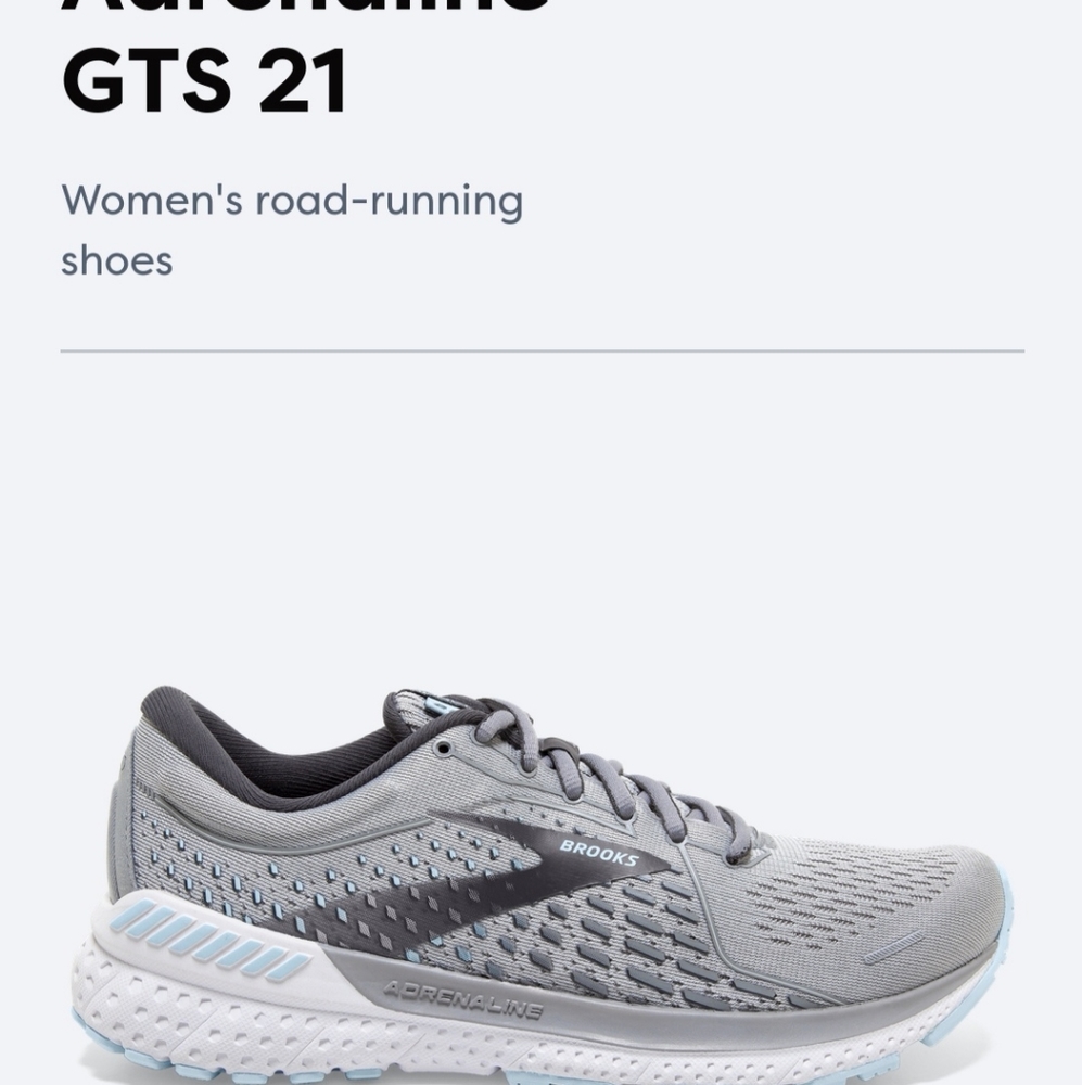 Brooks Adrenaline GTS21 women's 8.5W grey